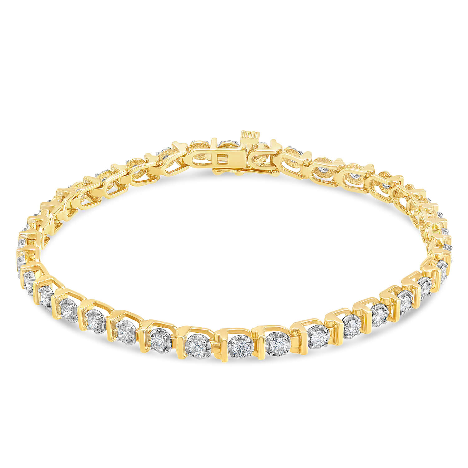 1.19 carat Diamond White Gold Tennis Bracelet | Lauren B Jewelry